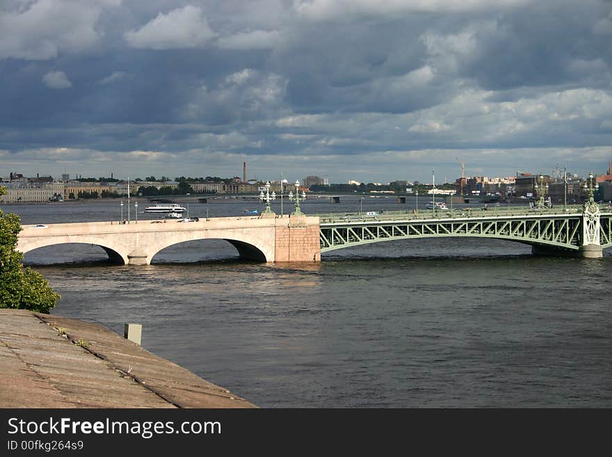 Trinity Bridge in Saint Peters