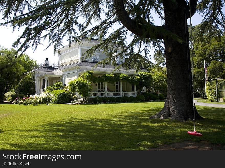 Shot of a traditional home in Sonoma, CA.