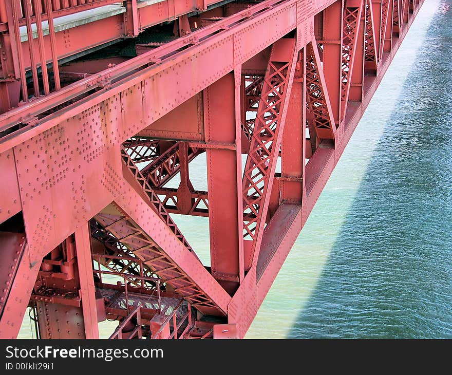 Detail of the Golden Gate. Detail of the Golden Gate