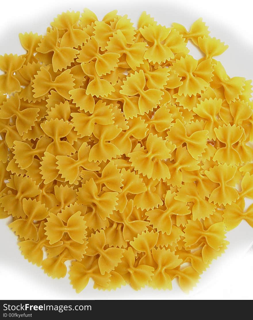 Lovely bowtie pasta for cooking