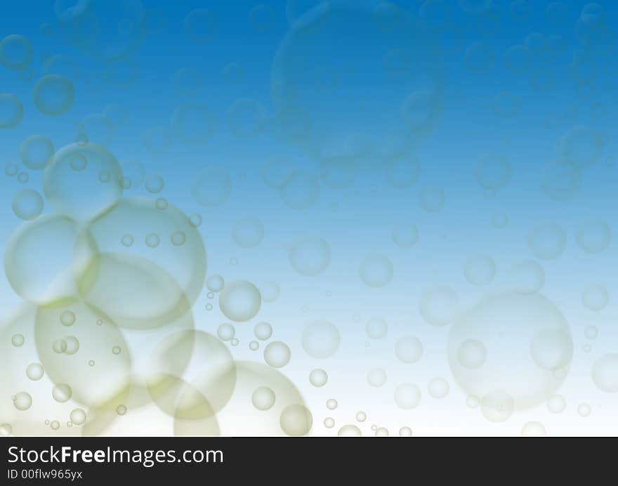 Abstract air bubbles