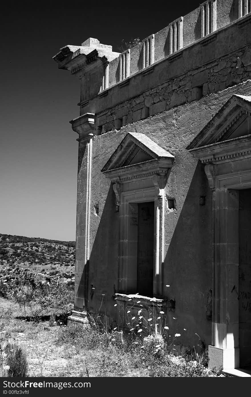 An old noble house in the sicilian hinterland