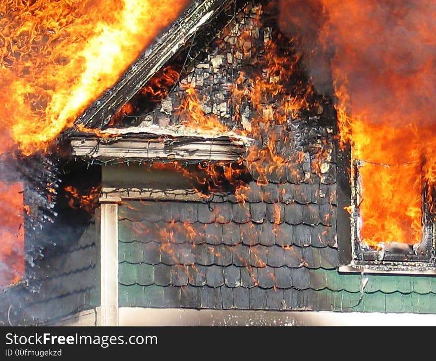 This was a controled house fire in Snyder, NE. I was there to capture a few shots just in the knick of time. This was a controled house fire in Snyder, NE. I was there to capture a few shots just in the knick of time.