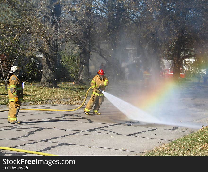 Firemen Rainbow