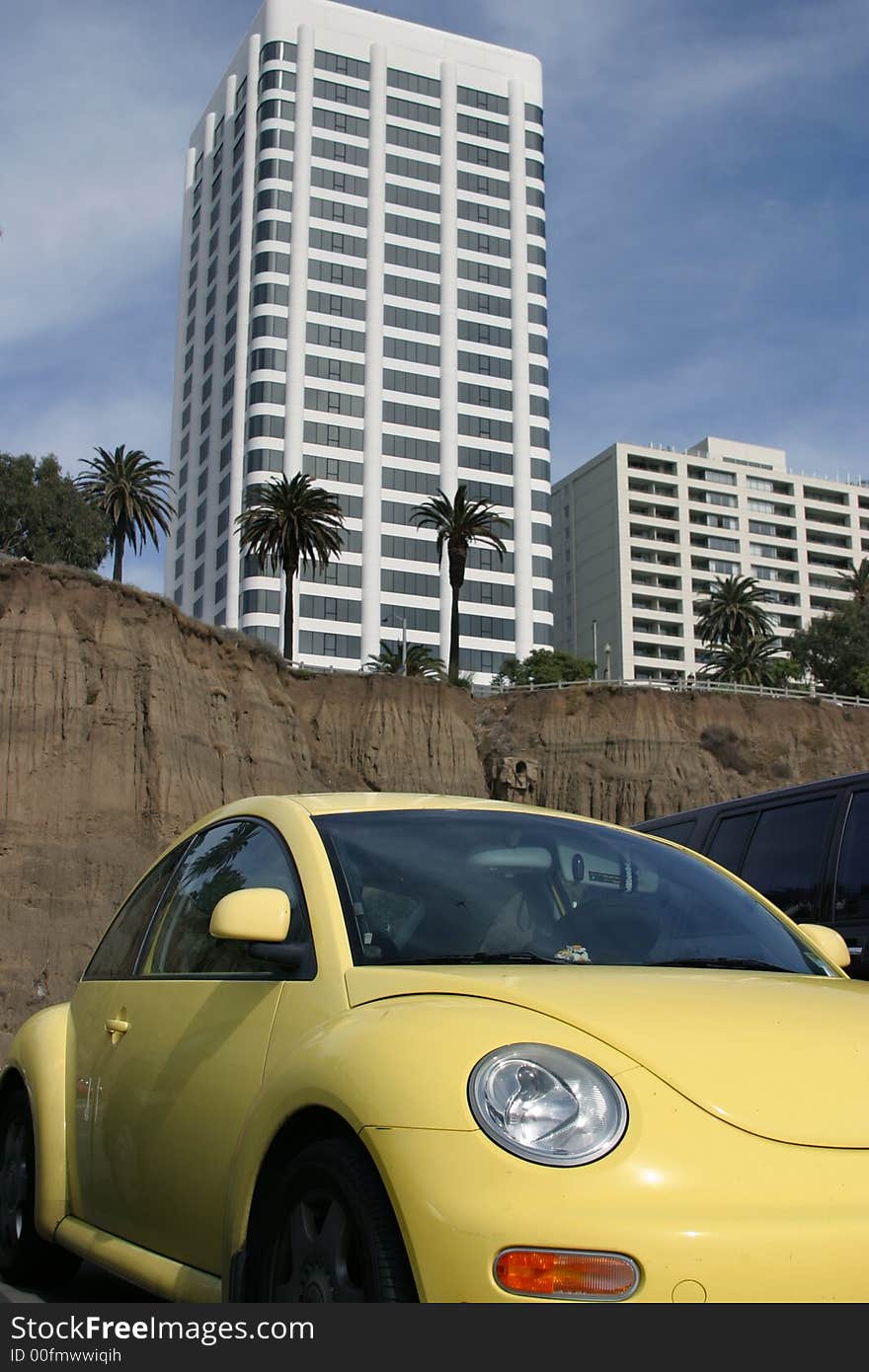 Parking  in Santa Monica Beach