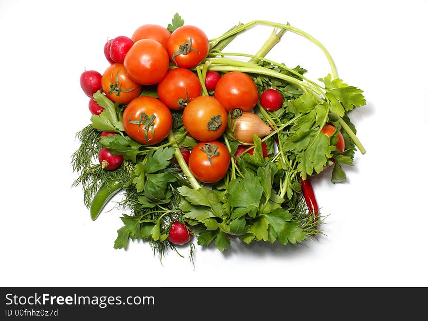 Some diet food isolated on white background. Some diet food isolated on white background