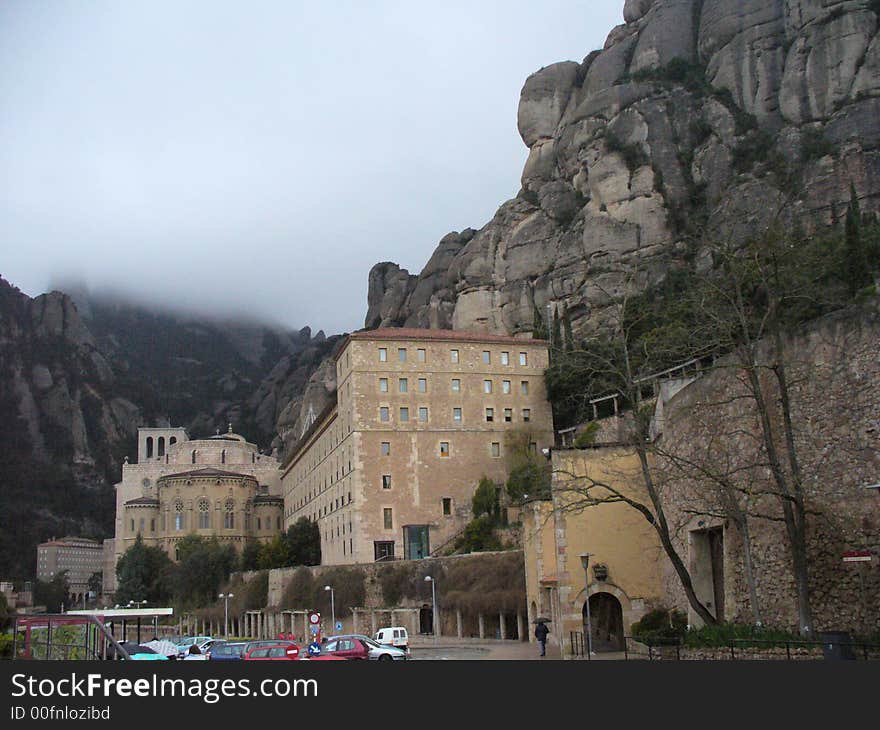 Monastery in Montserrat Spain