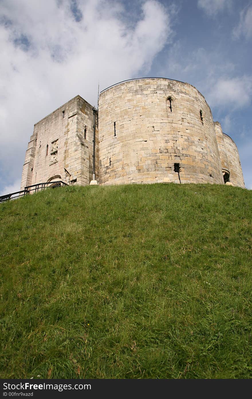 Cliffords Tower. A medieval keep in the centre of York, England. The scene of a massacre of the jews. Cliffords Tower. A medieval keep in the centre of York, England. The scene of a massacre of the jews.