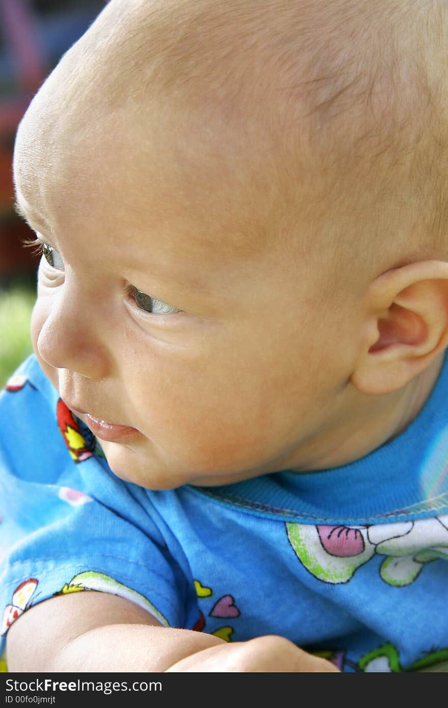 Close up portrait of baby boy. Close up portrait of baby boy