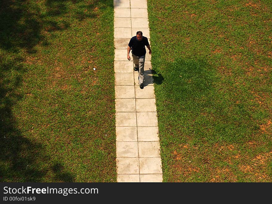 Man walking