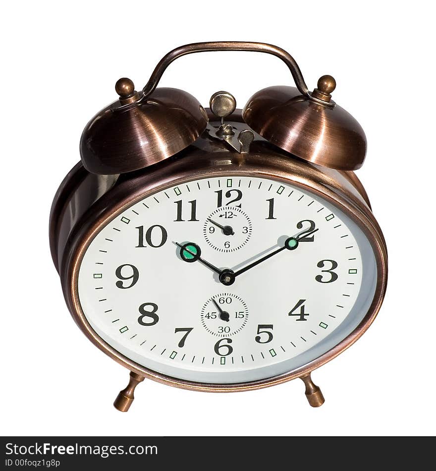 Bronze Vintage Alarm Clock