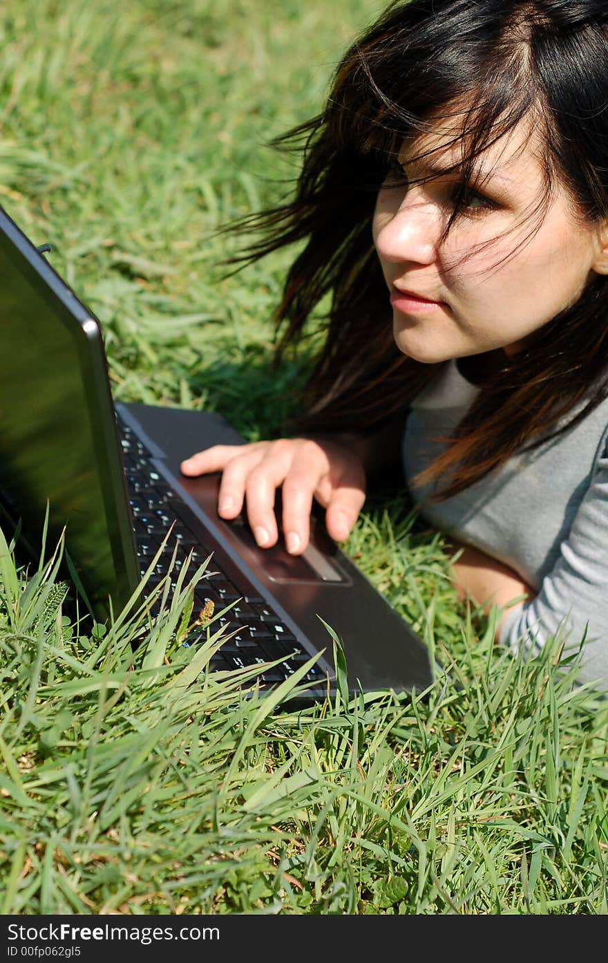 Woman Working On Laptop 7