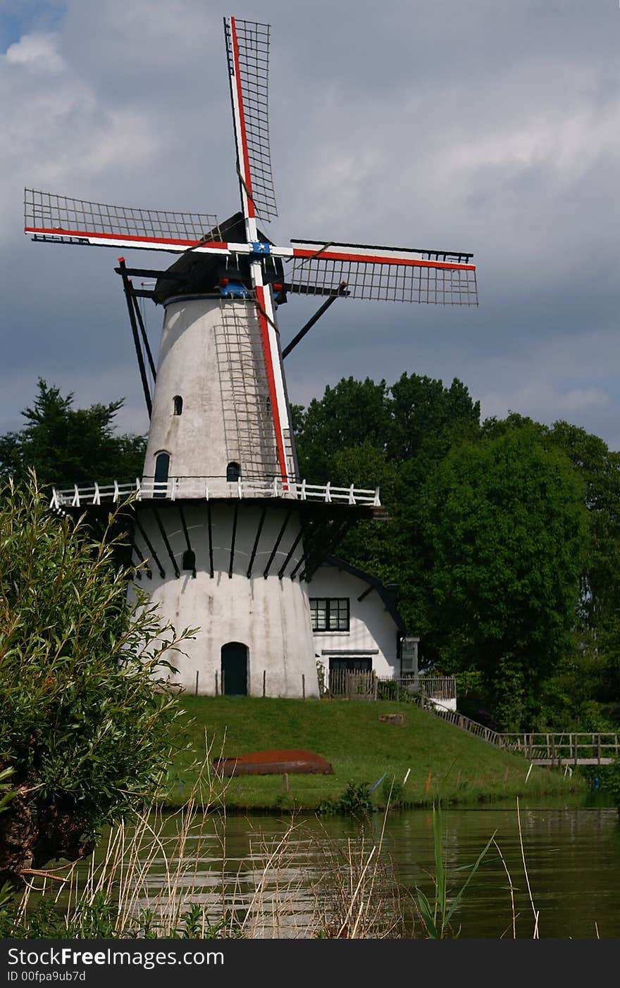 Windmill In Holland