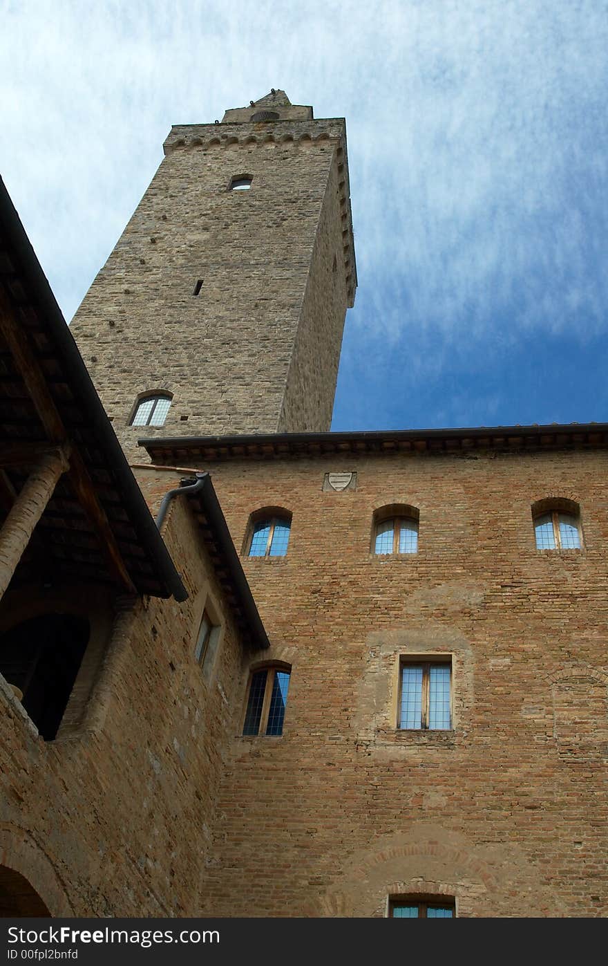 Towers in San Gimignano, Italy. Towers in San Gimignano, Italy.