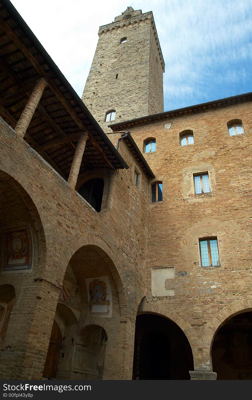 Towers in San Gimignano, Italy. Towers in San Gimignano, Italy.