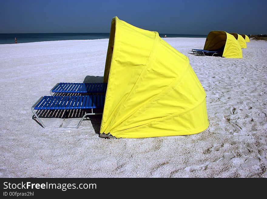 Before sunset on the beach