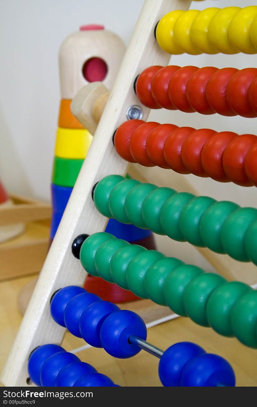 An abacus at a school