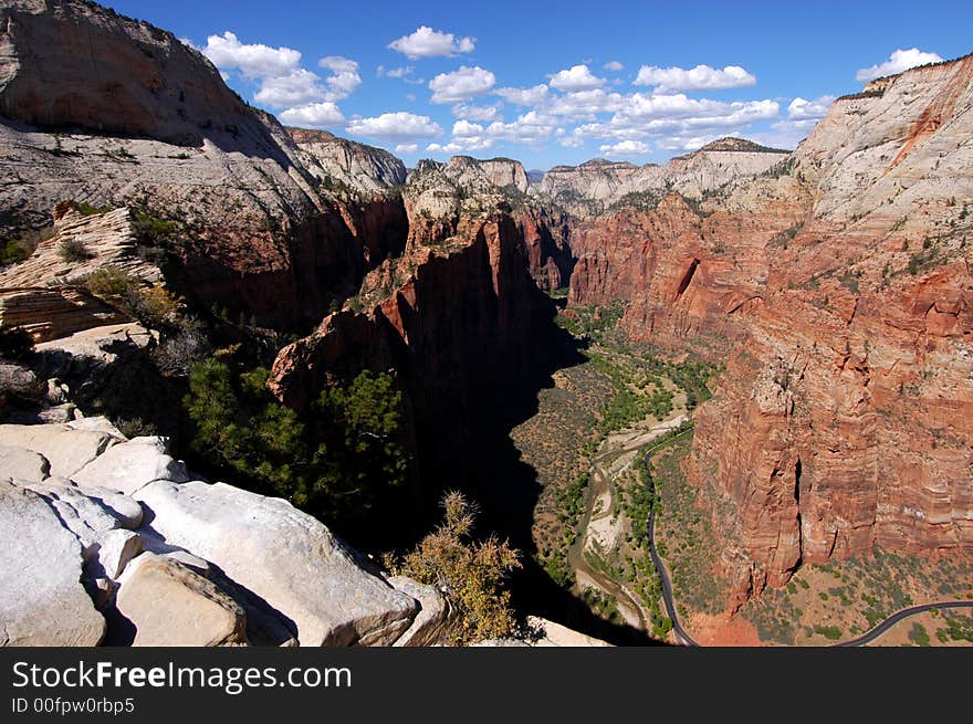 Zion National Park, Utah, seen from Angels Landing