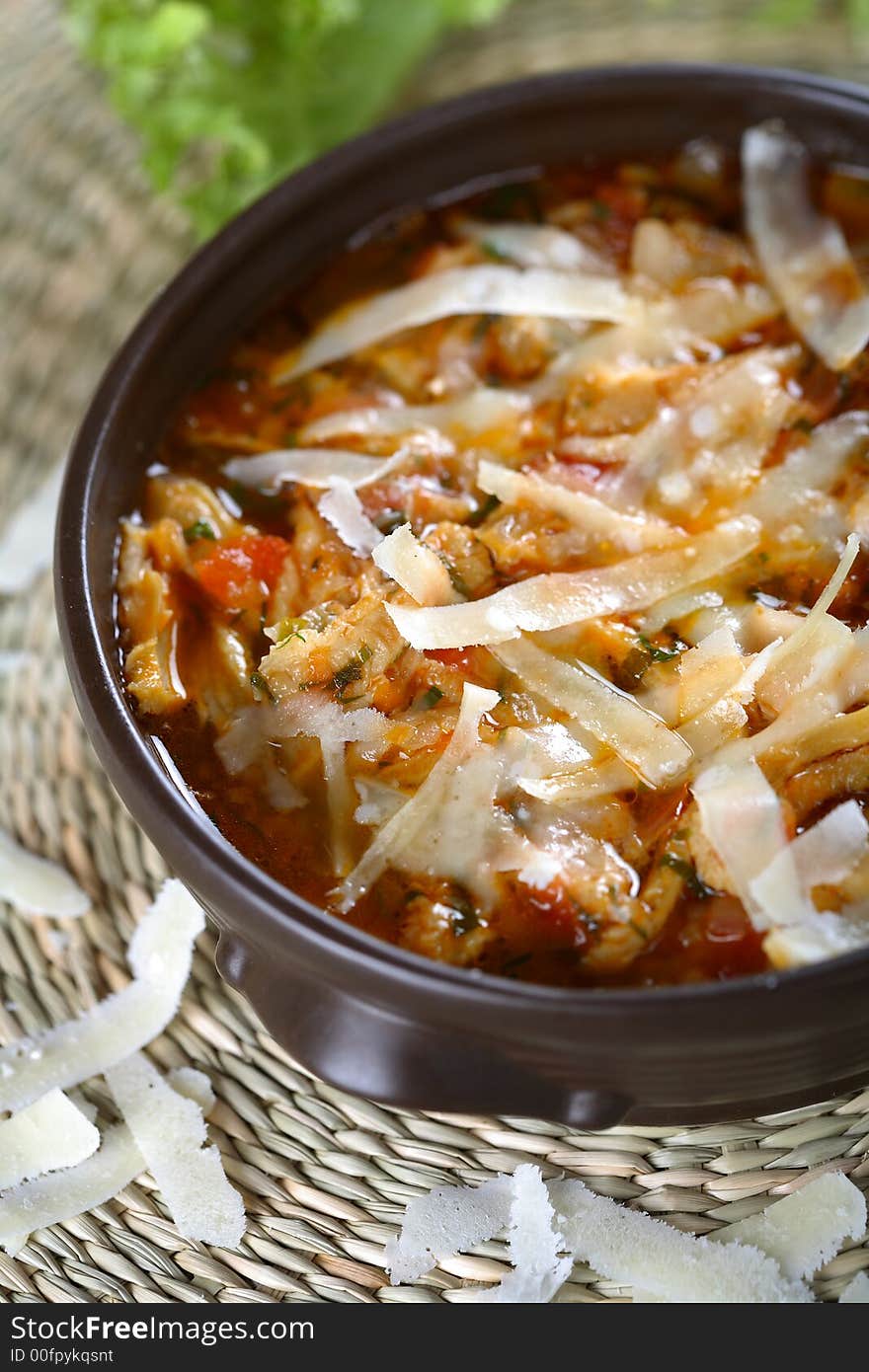 Tripe With Salad