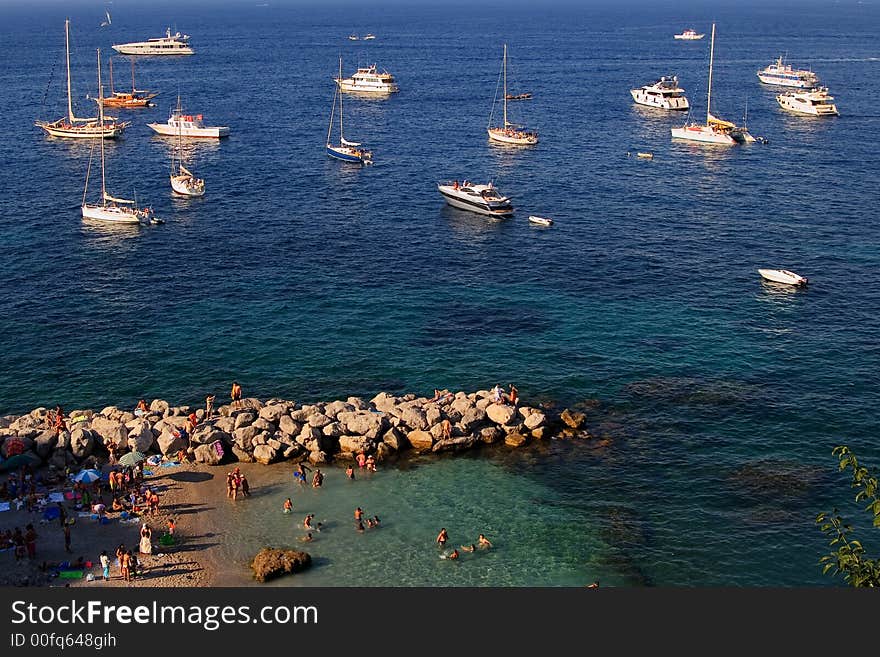 Bird-eye View Of The Capri