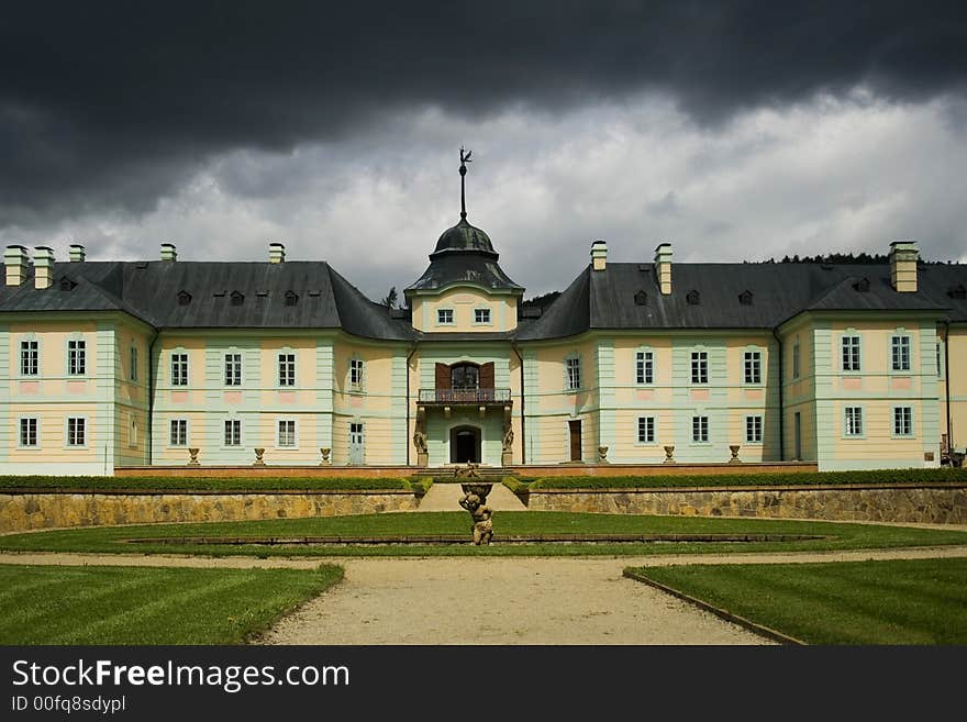 The Baroque Castle Manetin