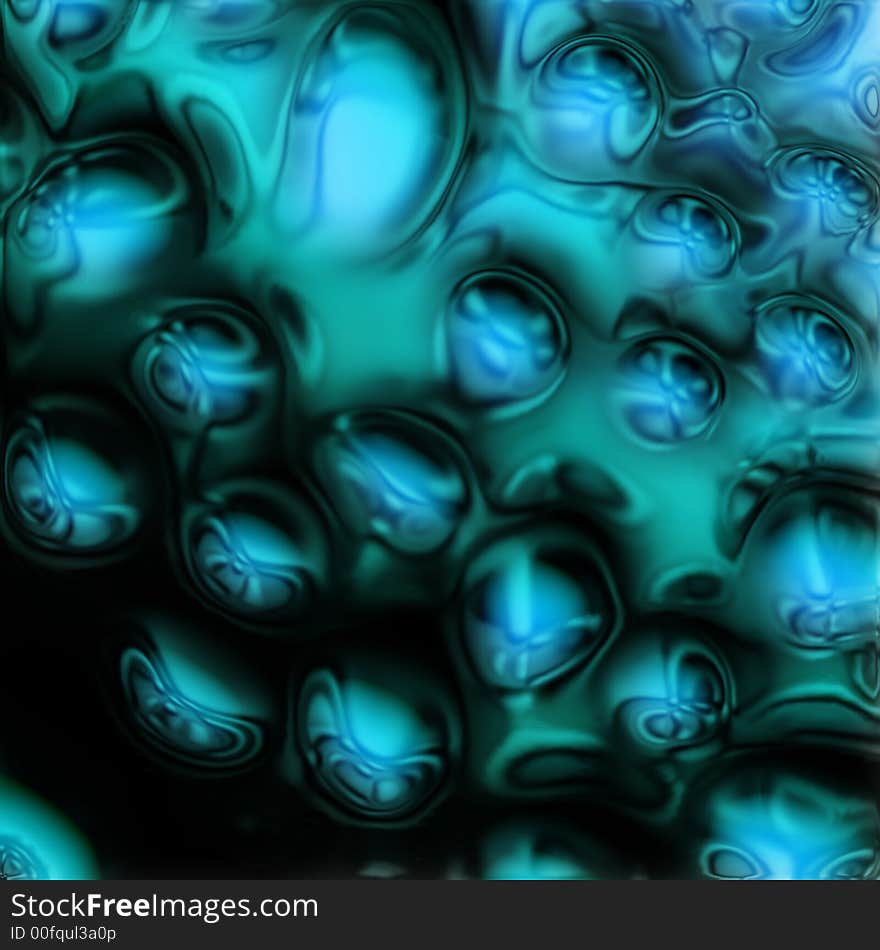 Abstract water background generated by the computer