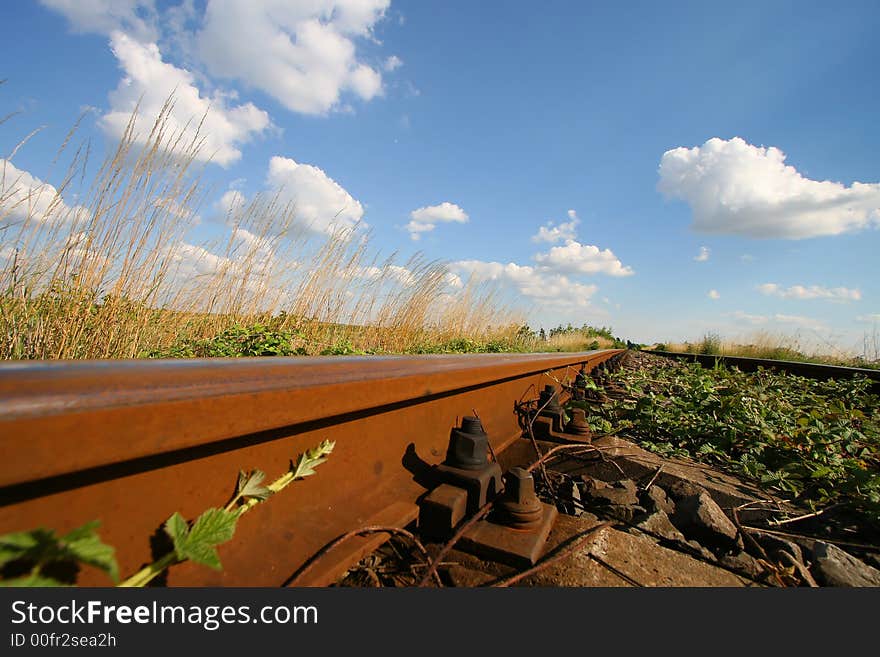 Train track detail