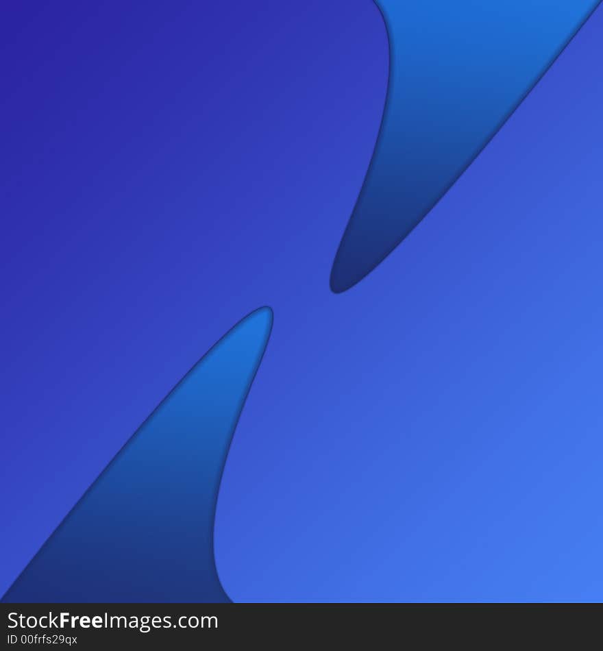 Computer generated soft blue wave theme. Computer generated soft blue wave theme