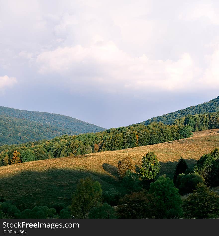 Bieszczady Landscape Takes in Poland