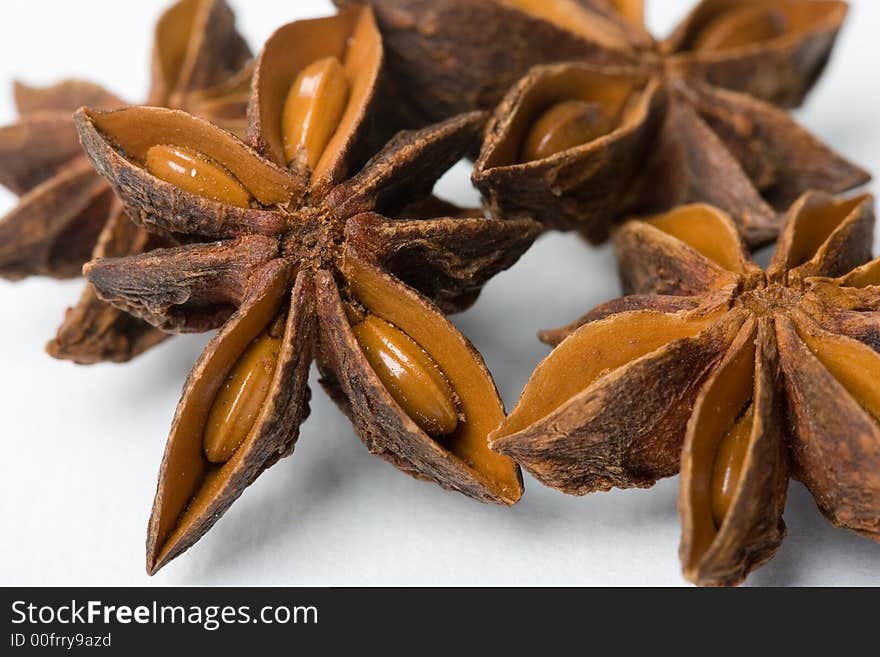 Bunch of anise, close-up