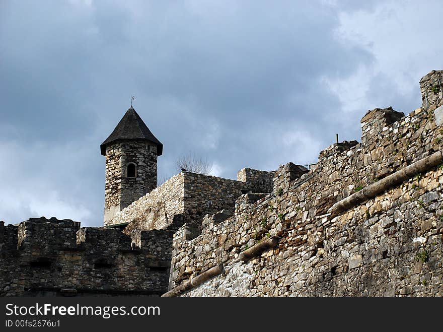 Tower of the castle in Austria