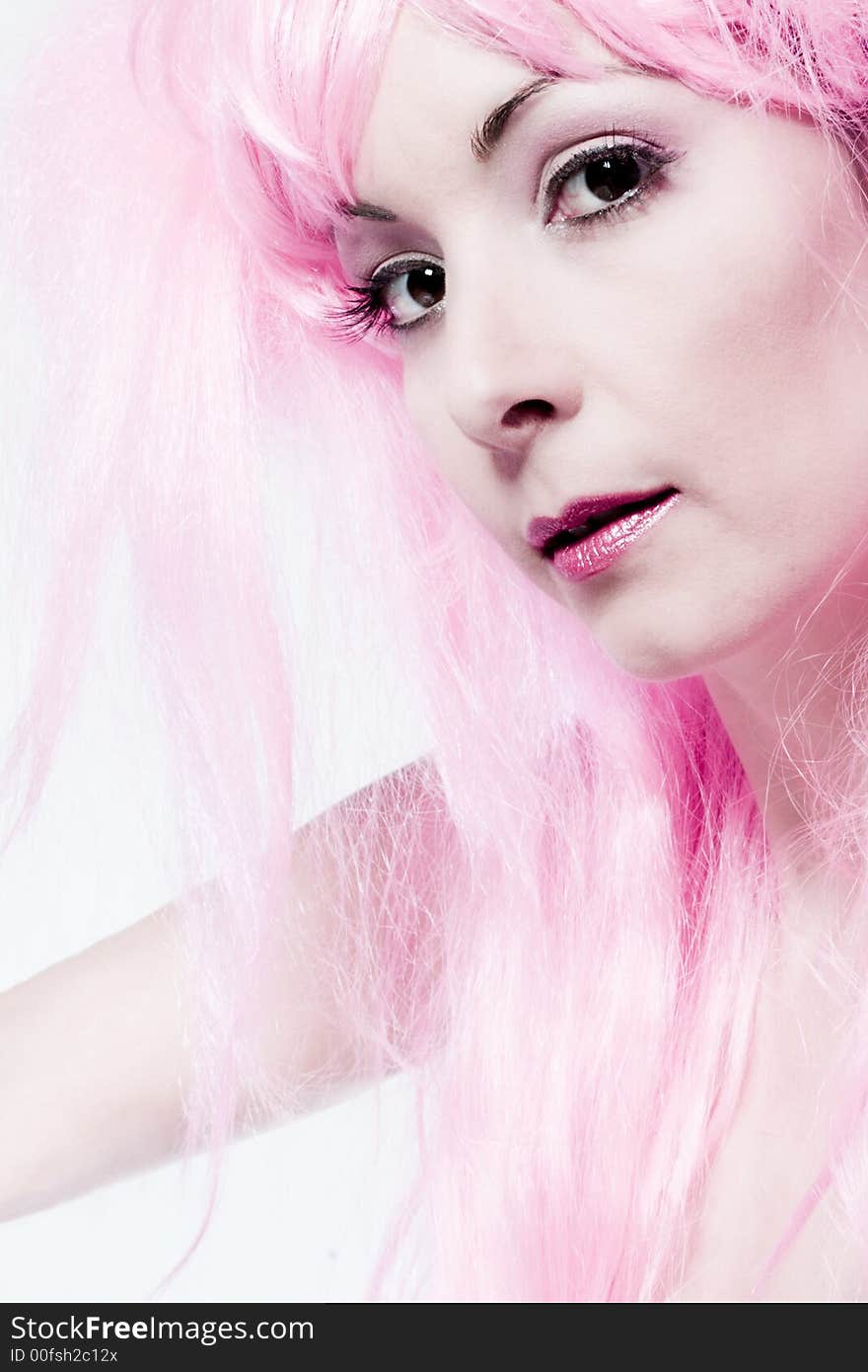 Pink Wig