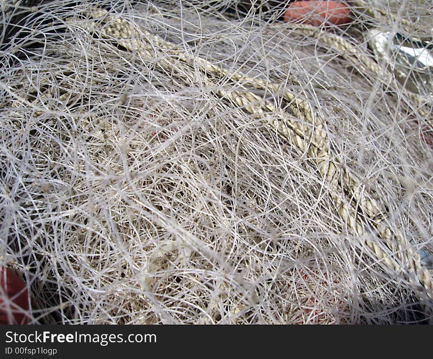 Fishing net texture