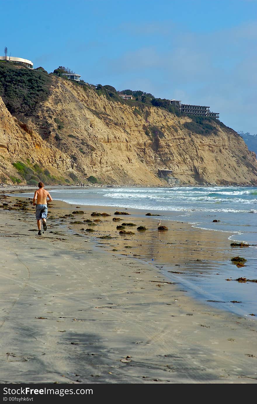 Running On The Beach