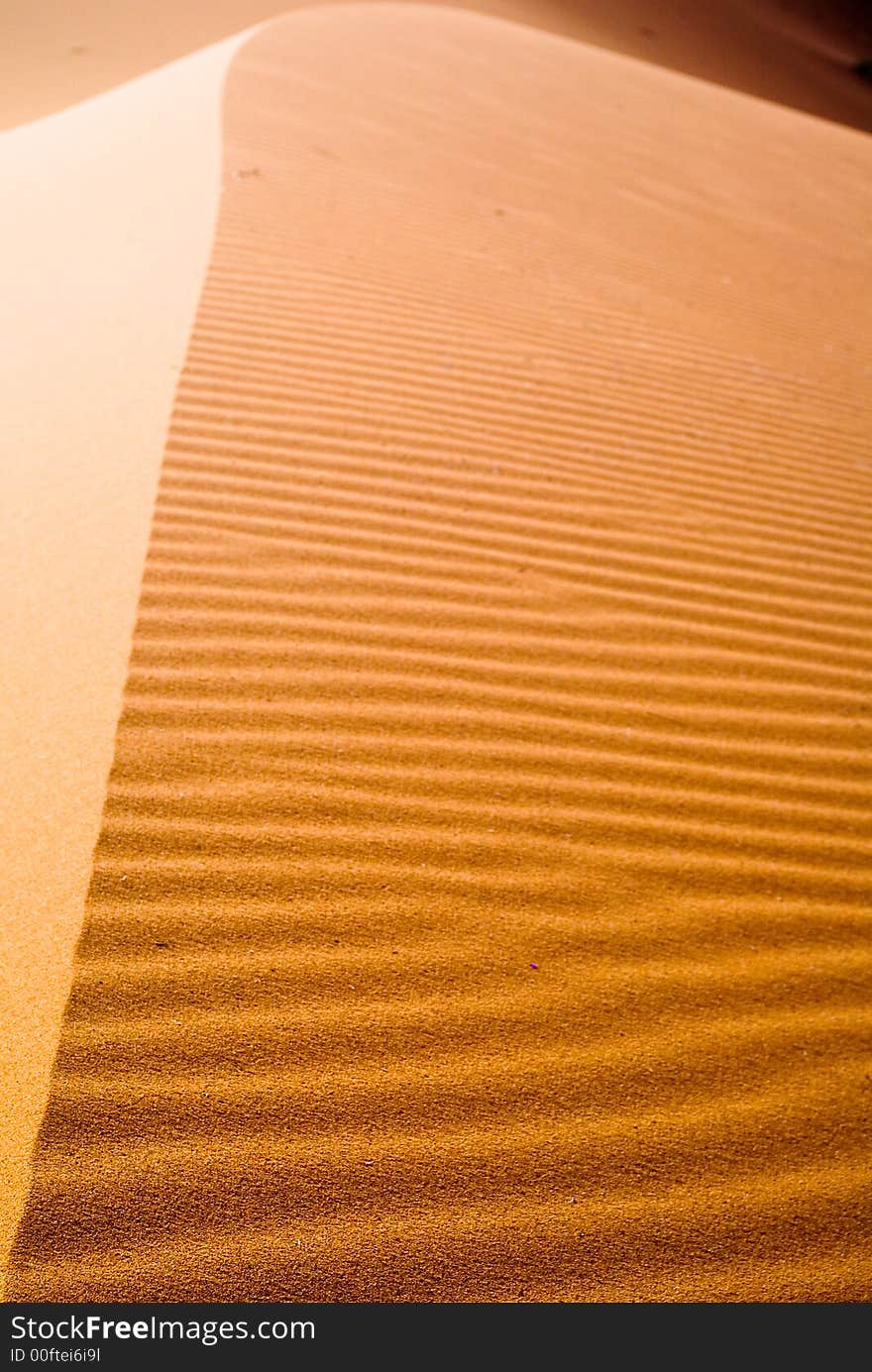 Diagonal composition of the Dunes of the Erg Chebbi Merzouga. Diagonal composition of the Dunes of the Erg Chebbi Merzouga