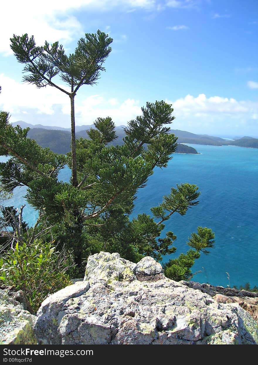 Coastal view (Hamilton island, Queensland, Australia)