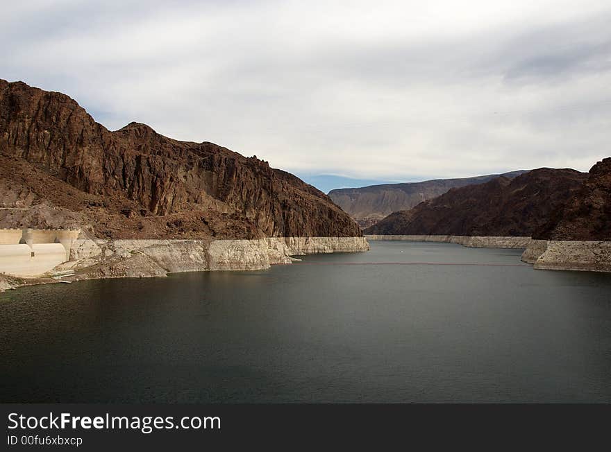 River or Resevoir of Hoover. River or Resevoir of Hoover