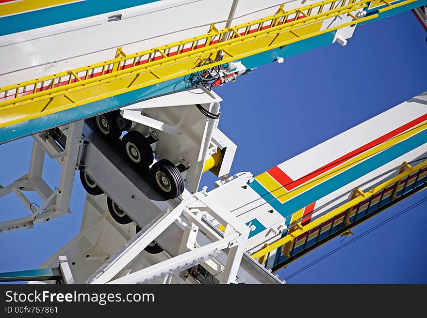 Detail of the ferris wheel.