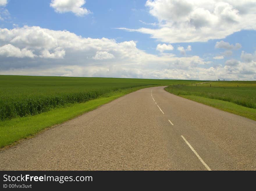 A beautifull landscape in the north of FRANCE. A beautifull landscape in the north of FRANCE