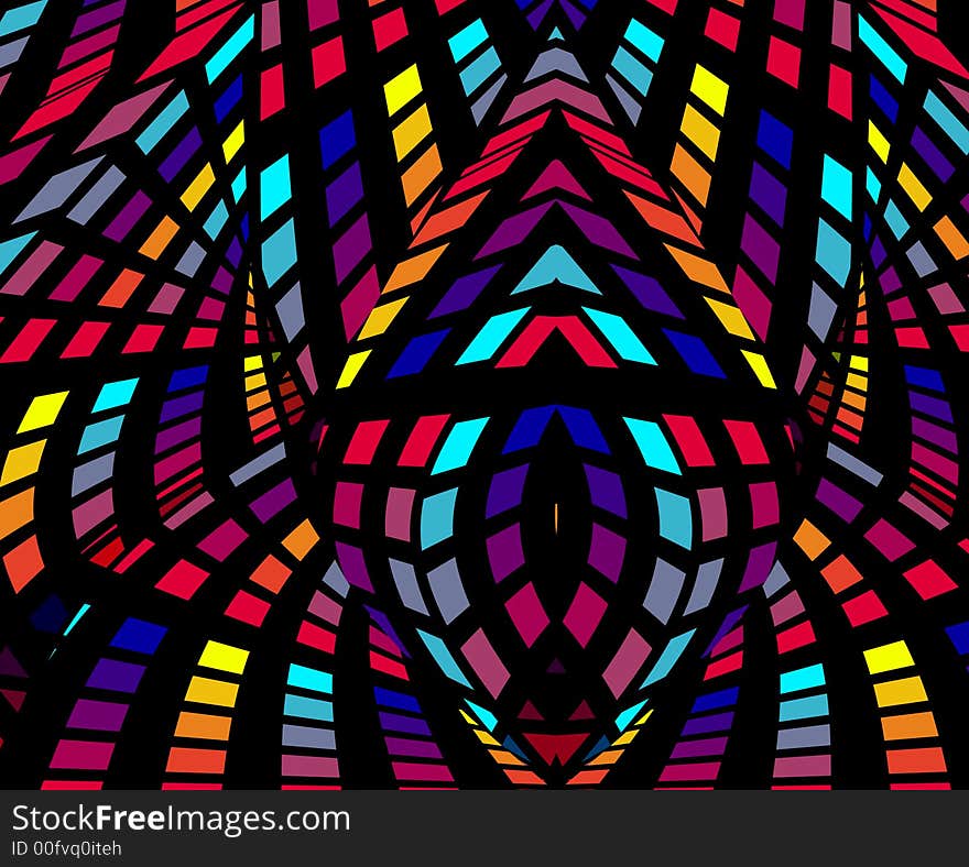 A simple abstract color based pattern background. A simple abstract color based pattern background.