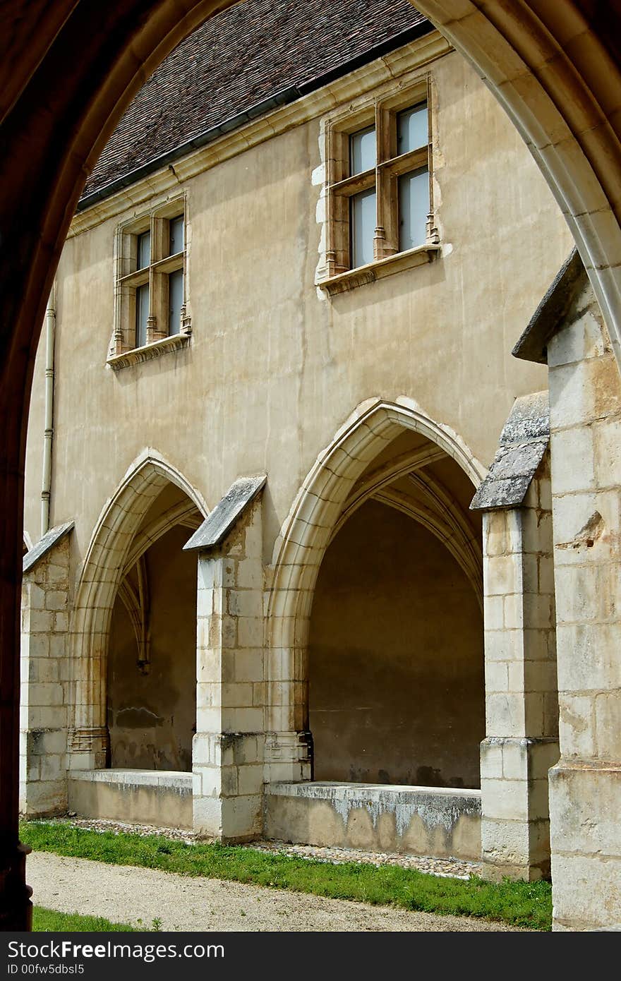 The Brou Monastery (France) was built between 1505 and 1536 by Margaret of Austria. The church is flamboyant Gothic in style. This monastery has 3 cloisters with high and low galleries. The Brou Monastery (France) was built between 1505 and 1536 by Margaret of Austria. The church is flamboyant Gothic in style. This monastery has 3 cloisters with high and low galleries.