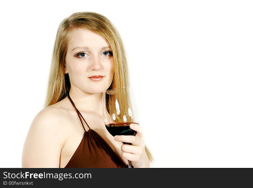 Woman with Wine