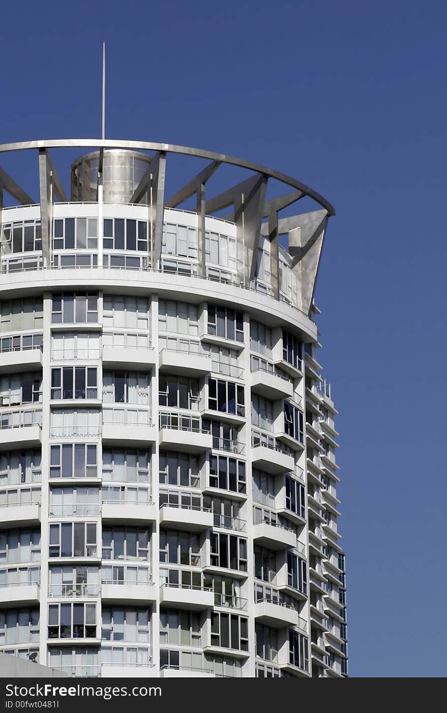 Tall Urban City Building Facade In Sydney, Australia. Tall Urban City Building Facade In Sydney, Australia