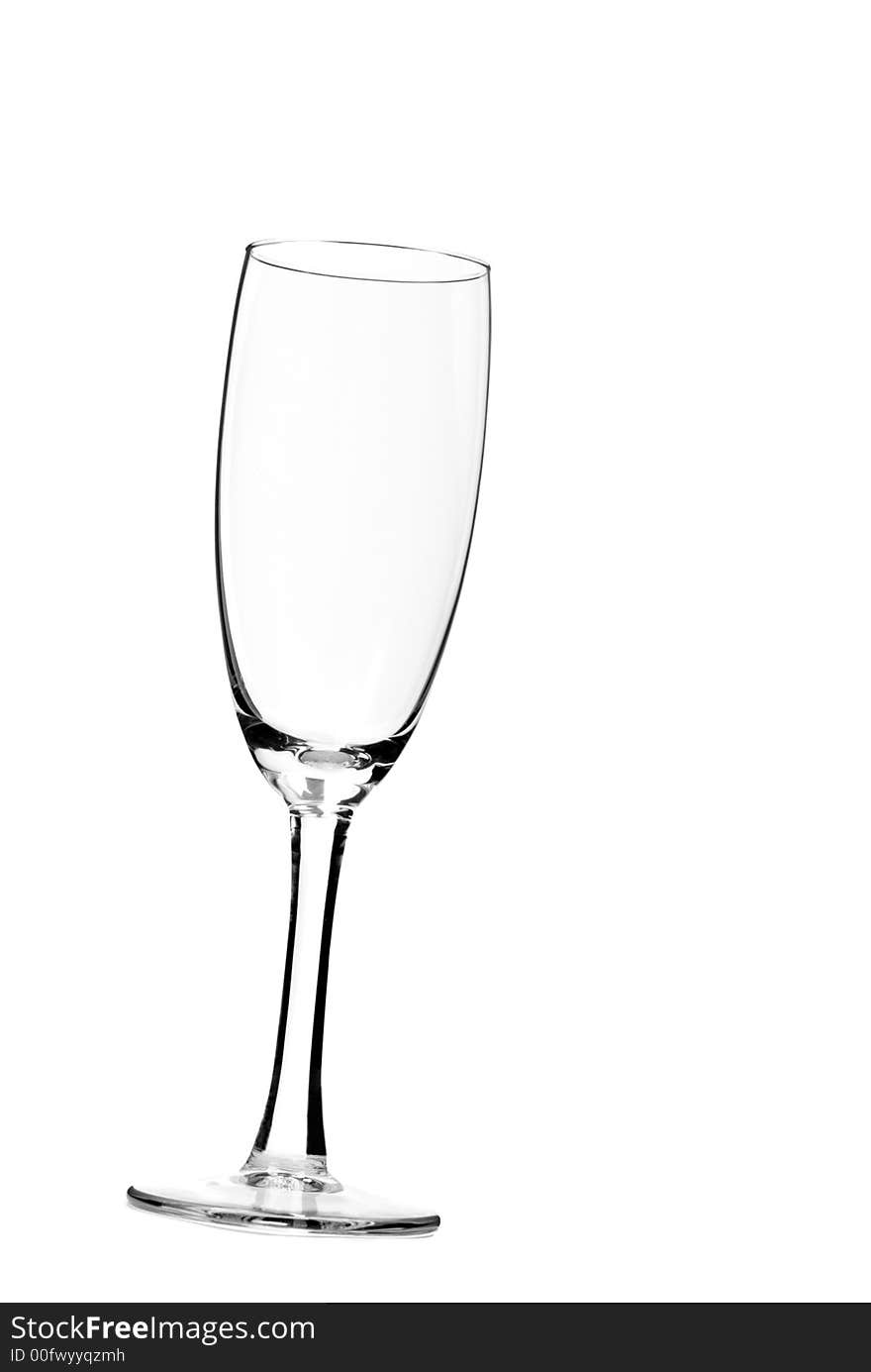 Wineglass Isolated Over White