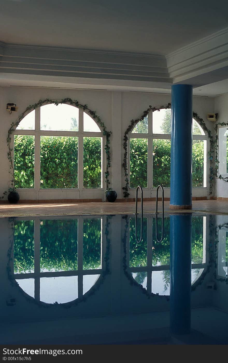 Swimming pool in some tunisian hotel. Swimming pool in some tunisian hotel