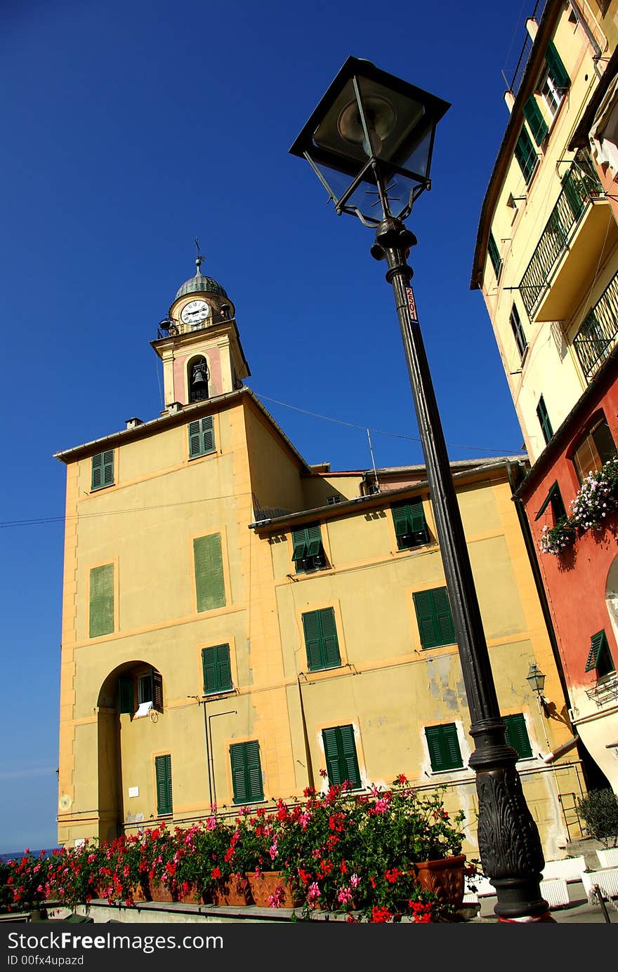 Historich center at Camogli, Italy