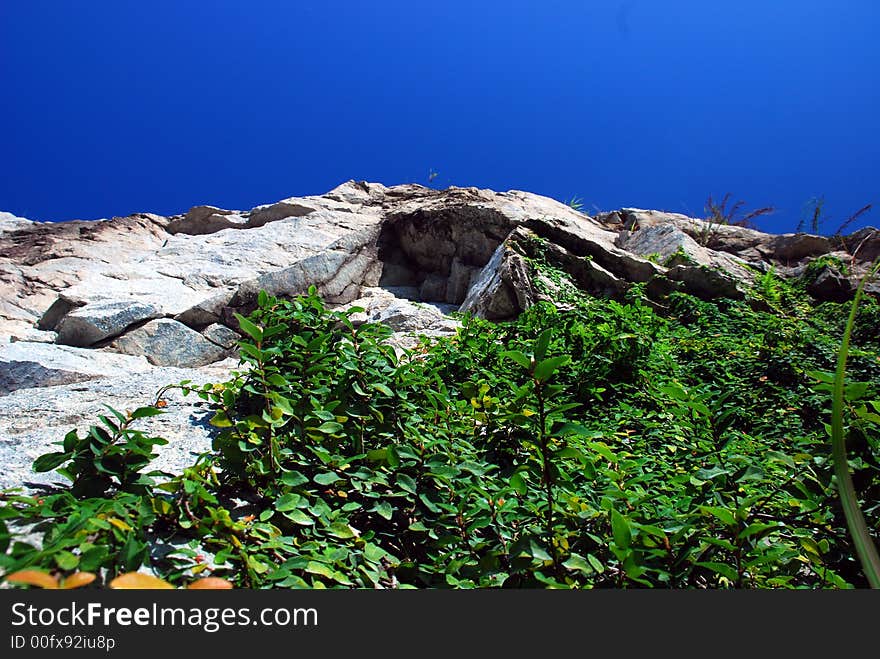 Stone On The Blue Sky