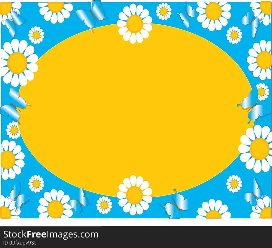 Floral Daisy Background