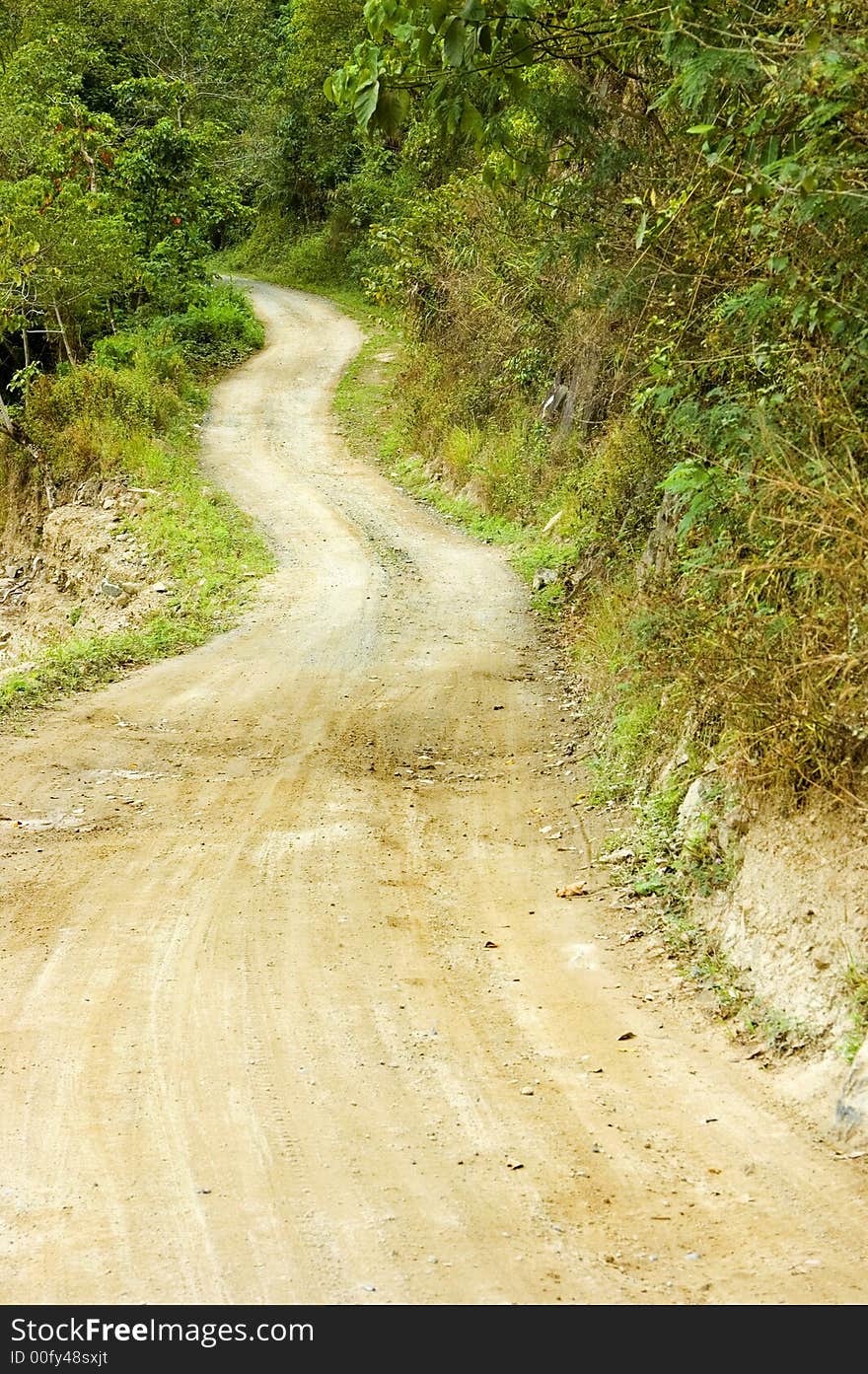 Road to Mining Area in the Philippines. Road to Mining Area in the Philippines