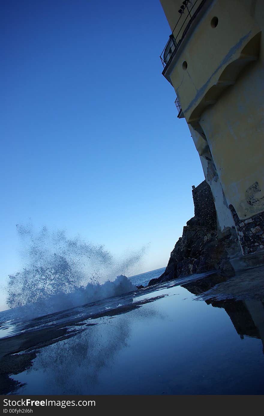 Historich center at Camogli, Italy